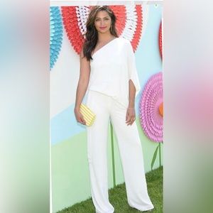 White Jumpsuit by Halston Heritage
